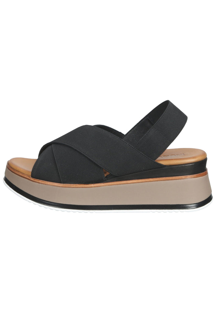 Inuovo Sandalen Textil Schwarz - surf4shoes
