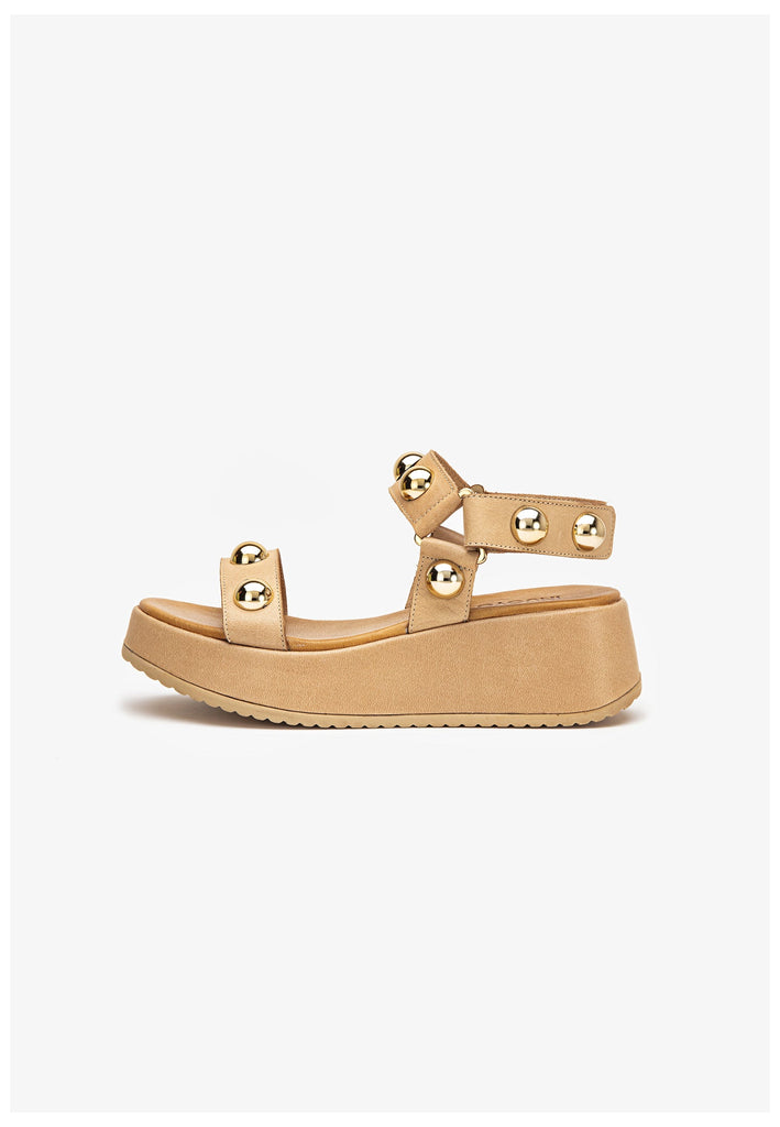 Inuovo Sandalen Leder Hellbraun - surf4shoes