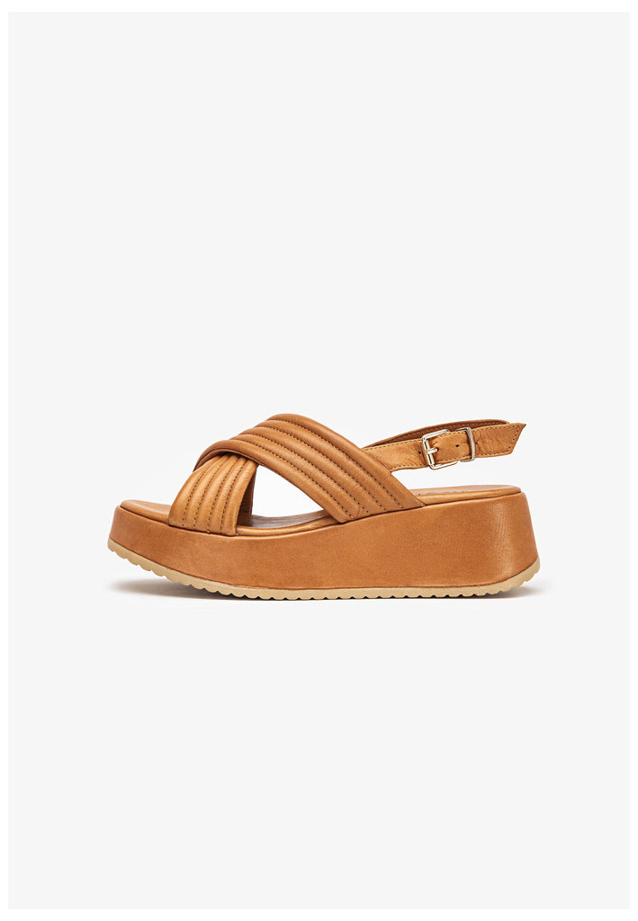Inuovo Sandalen Leder Mittelbraun - surf4shoes