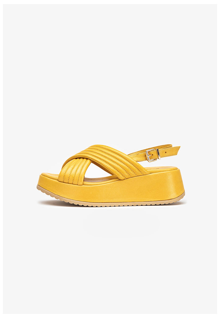 Inuovo Sandalen Leder Senf - surf4shoes