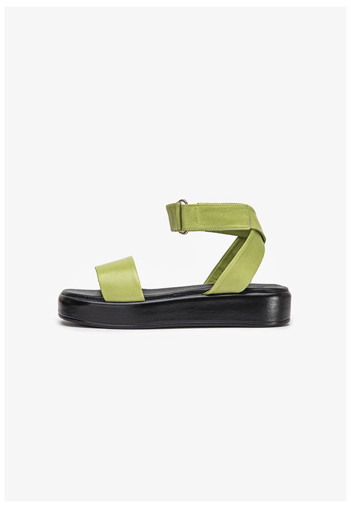 Inuovo Sandalen Leder Grün - surf4shoes