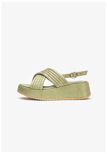 Inuovo Sandalen Leder Oliv - surf4shoes