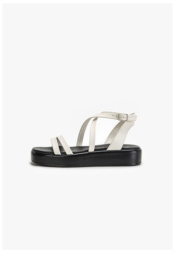 Inuovo Sandalen Leder Cream - surf4shoes