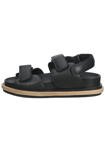 Inuovo Sandalen Glattleder Schwarz - surf4shoes