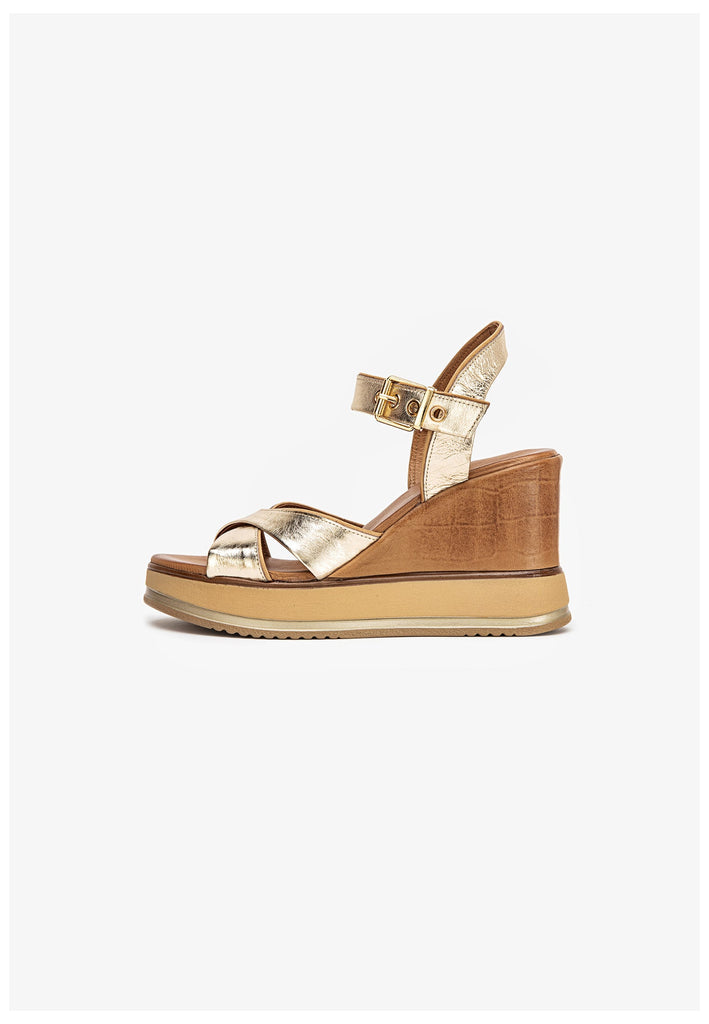 Inuovo Sandalen Leder Gold - surf4shoes