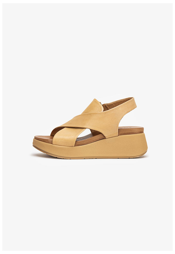 Inuovo Sandalen Leder Hellbraun - surf4shoes