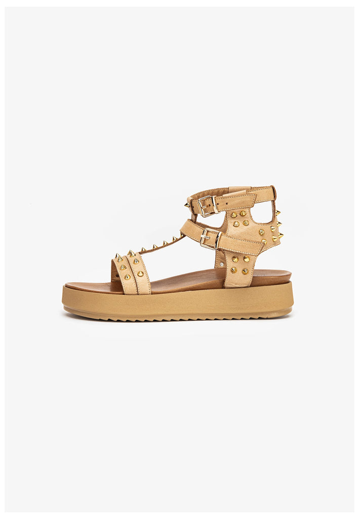 Inuovo Sandalen Leder Hellbraun - surf4shoes