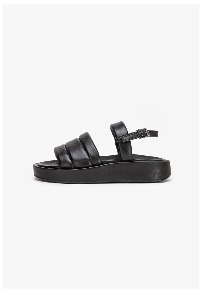 Inuovo Sandalen Leder Schwarz - surf4shoes