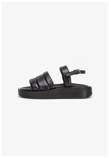 Inuovo Sandalen Leder Schwarz - surf4shoes