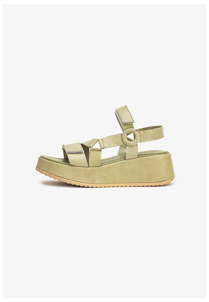 Inuovo Sandalen Glattleder Olive - surf4shoes