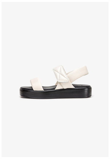 Inuovo Sandalen Leder Creme - surf4shoes