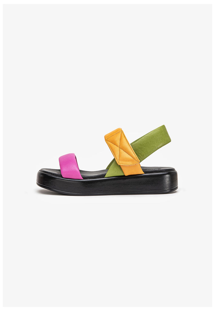 Inuovo Sandalen Leder Fuchsia - surf4shoes