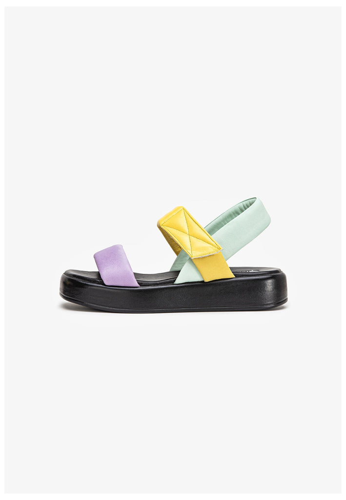 Inuovo Sandalen Leder Violett - surf4shoes
