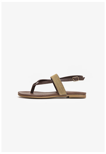 Inuovo Sandalen Leder Dunkelbraun - surf4shoes