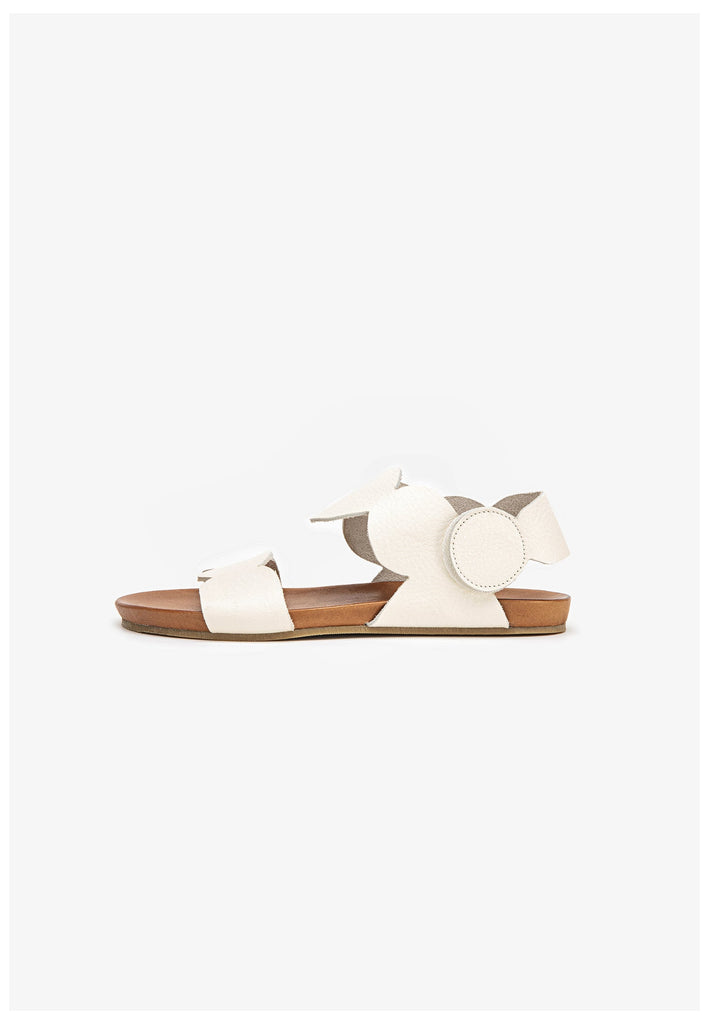 Inuovo Sandalen Leder Hellbeige - surf4shoes