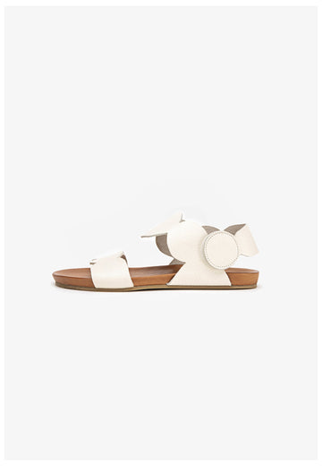 Inuovo Sandalen Leder Hellbeige - surf4shoes