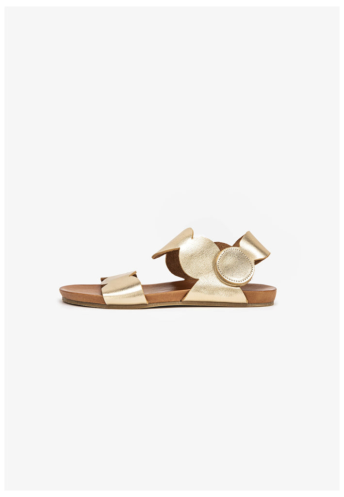 Inuovo Sandalen Leder Gold - surf4shoes
