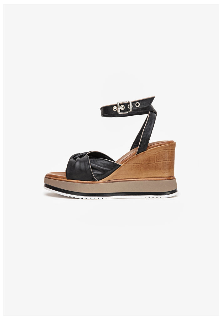Inuovo Sandalen Leder Schwarz - surf4shoes