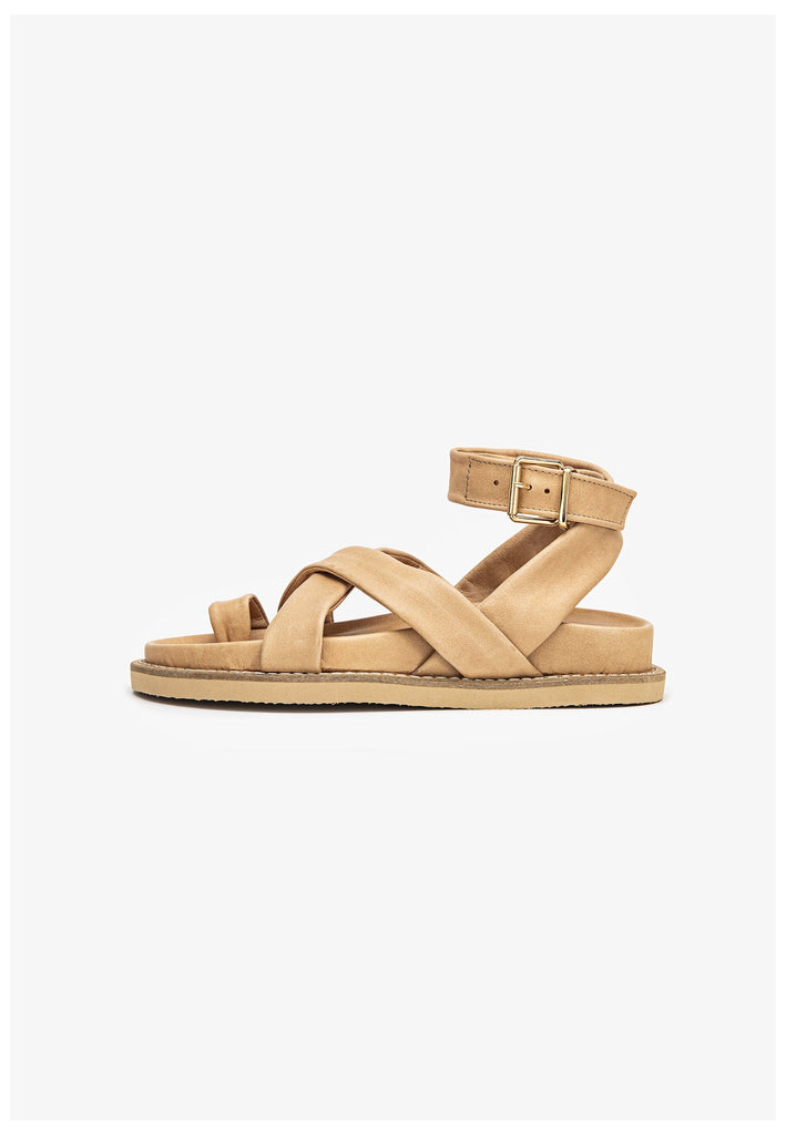 Inuovo Sandalen Leder Hellbraun - surf4shoes