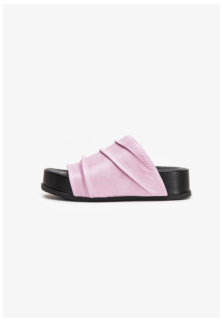 Inuovo Pantoletten Leder Pink - surf4shoes