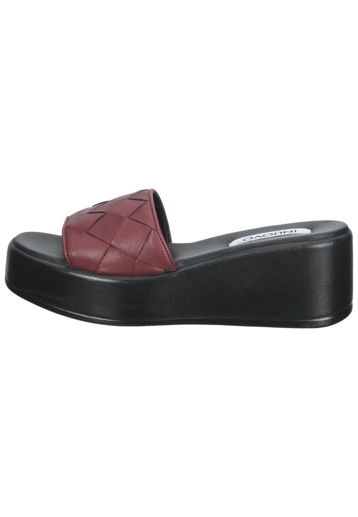 Inuovo Pantoletten Leder Rot - surf4shoes