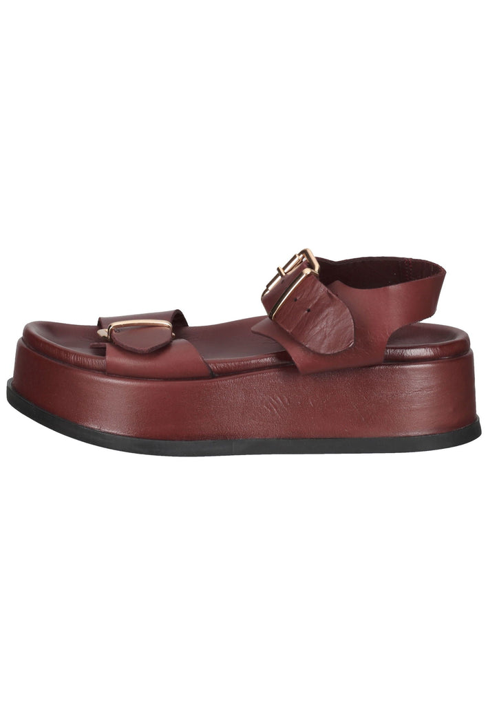 Inuovo Sandalen Leder Dunkelrot - surf4shoes