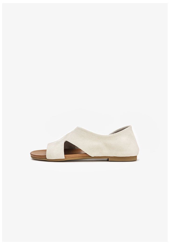 Inuovo Sandalen Leder/Fell Bone - surf4shoes