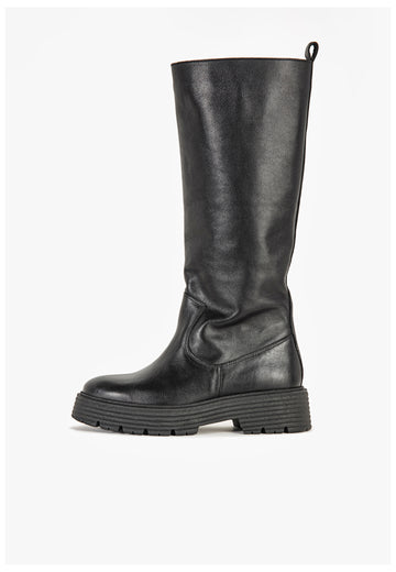 Inuovo Stiefel Leder Schwarz - surf4shoes