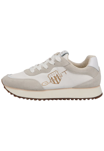 GANT Sneaker Veloursleder/Textil Weiß kombi - surf4shoes