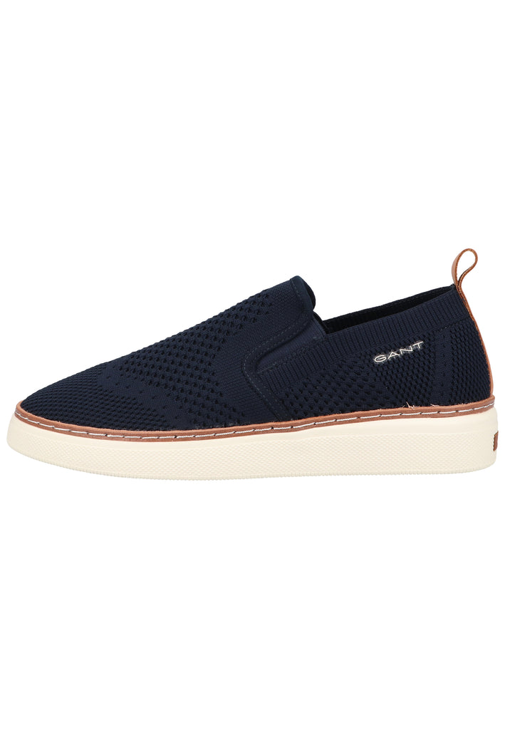GANT Slipper Leder/Textil Marine - surf4shoes