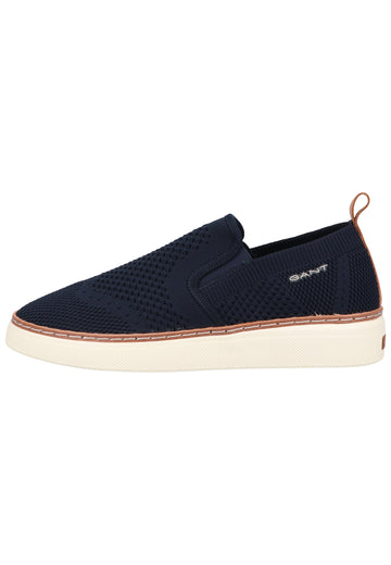 GANT Slipper Leder/Textil Marine - surf4shoes