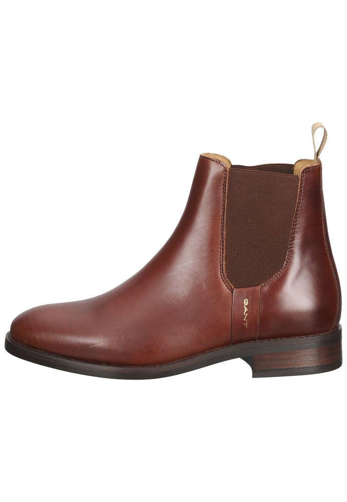 GANT Stiefelette Glattleder Cognac - surf4shoes