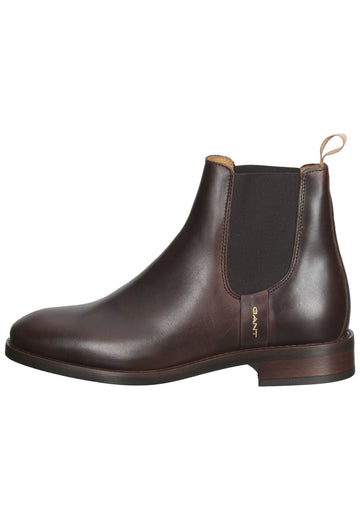 GANT Stiefelette Leder Dunkelbraun - surf4shoes