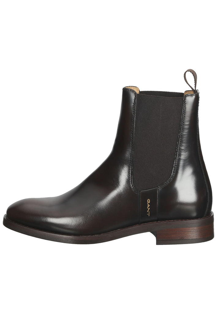 GANT Stiefelette Glattleder Dunkelbraun - surf4shoes