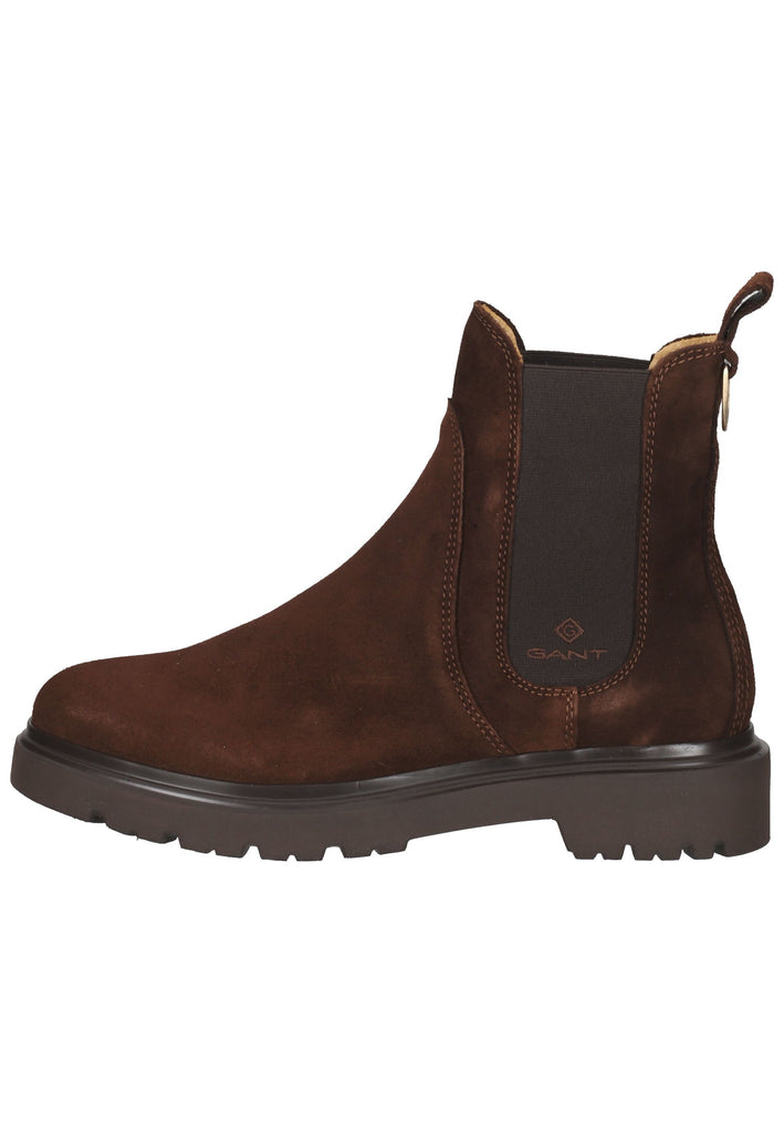 GANT Stiefelette Veloursleder Dunkelbraun - surf4shoes