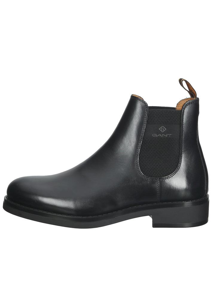 GANT Stiefelette Glattleder Schwarz - surf4shoes
