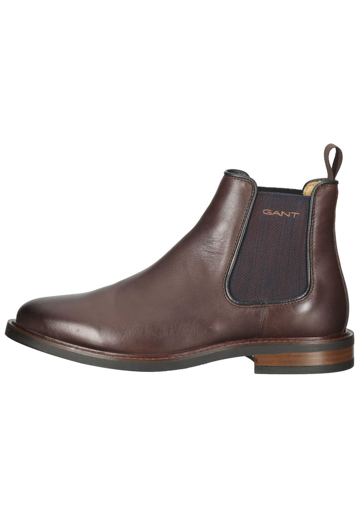 GANT Stiefelette Leder Dunkelbraun - surf4shoes