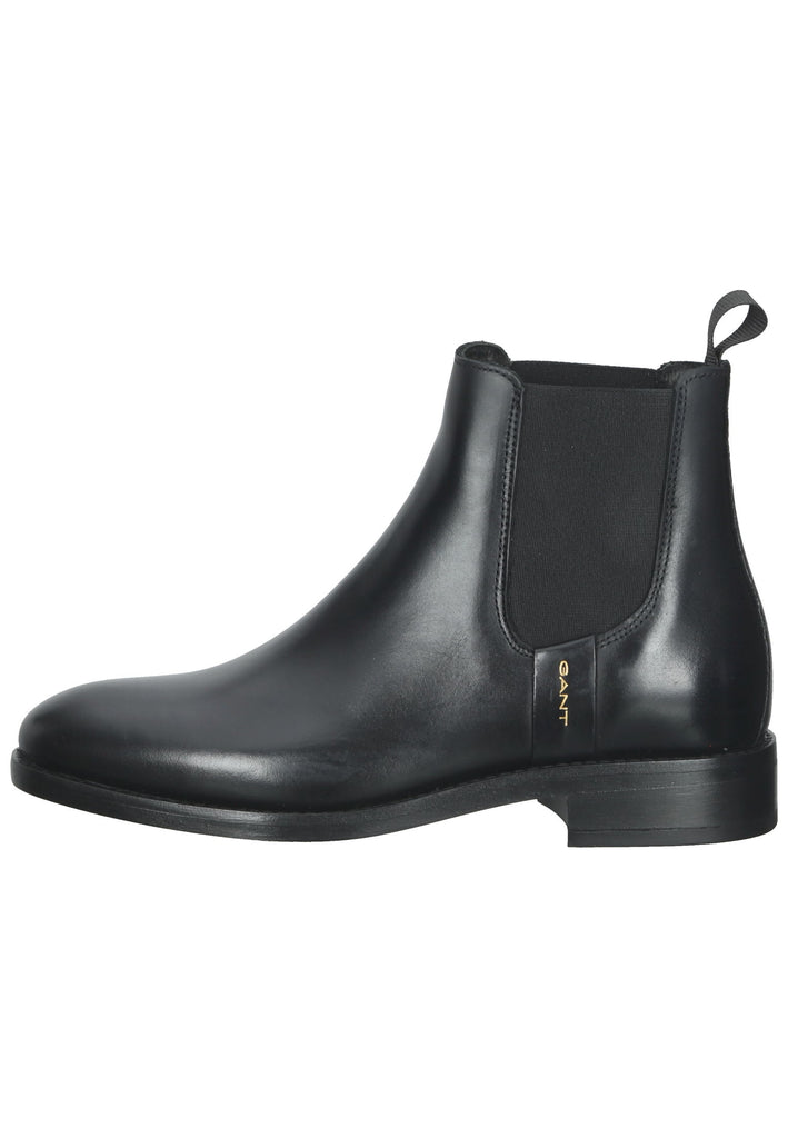 GANT Stiefelette Leder/Textil Schwarz - surf4shoes
