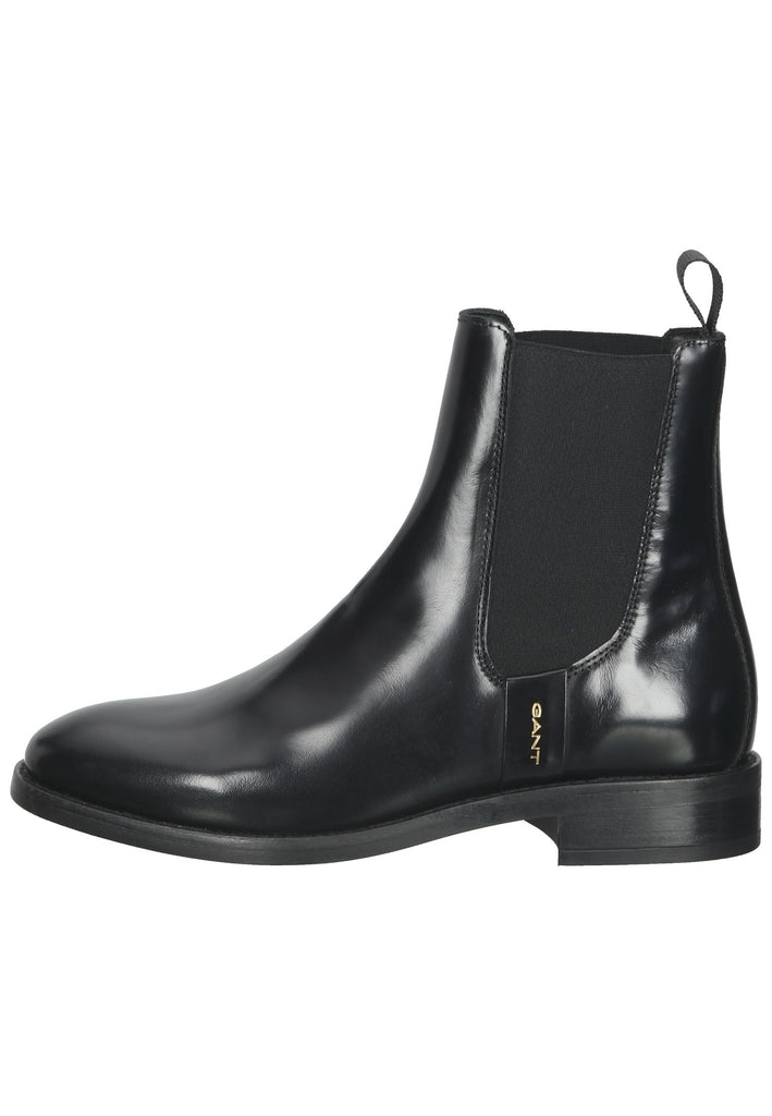 GANT Stiefelette Leder/Textil Schwarz - surf4shoes