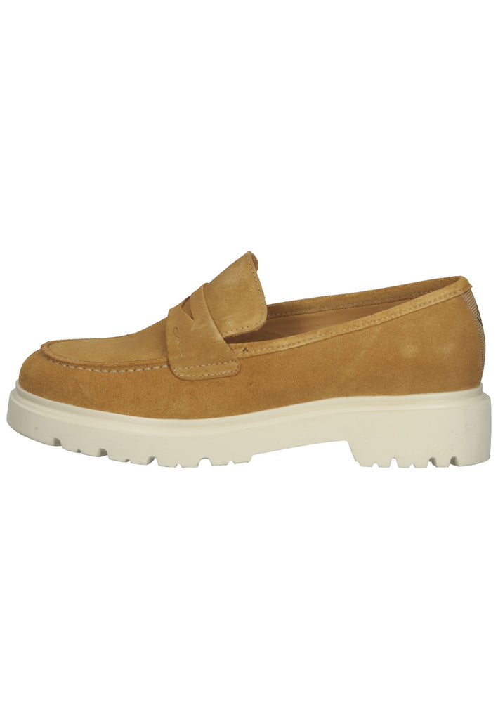 GANT Slipper Veloursleder Cognac - surf4shoes