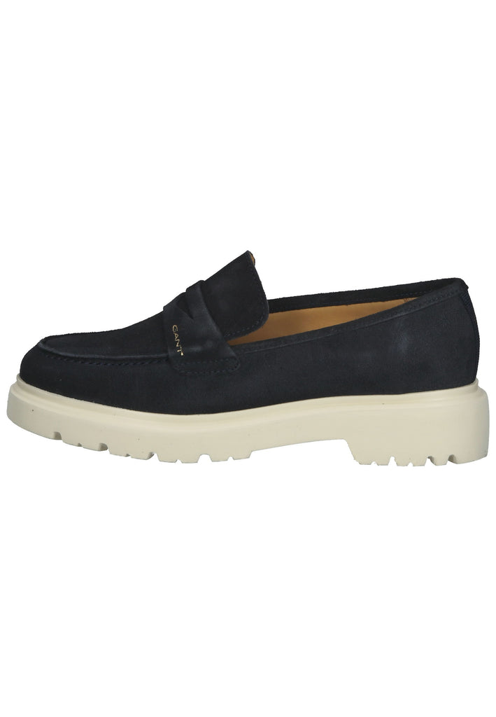 GANT Slipper Veloursleder Marine - surf4shoes