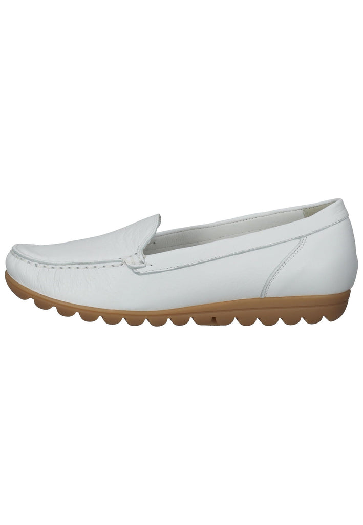 Waldläufer Slipper Leder Weiß - surf4shoes