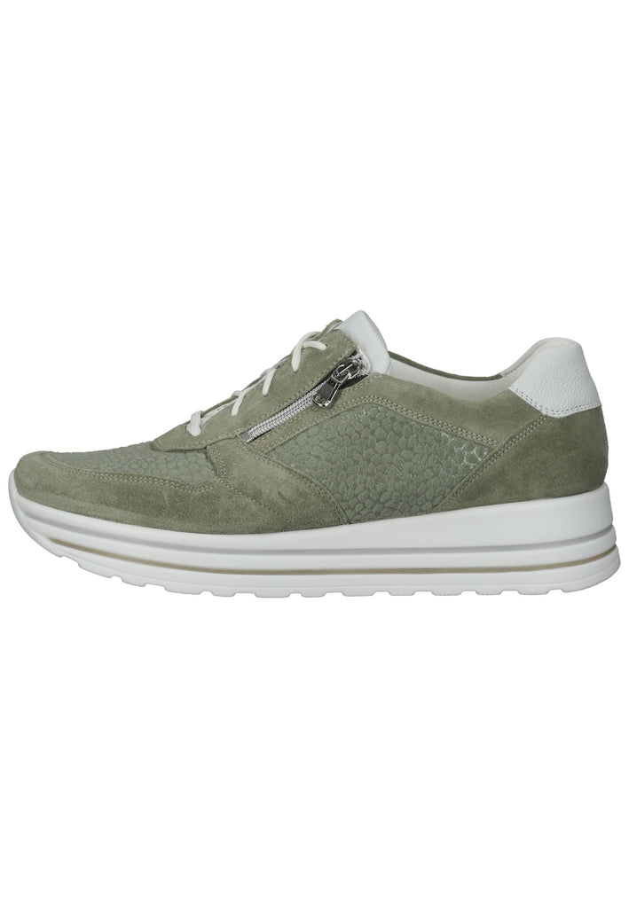 Waldläufer Sneaker Leder/Textil Grün - surf4shoes