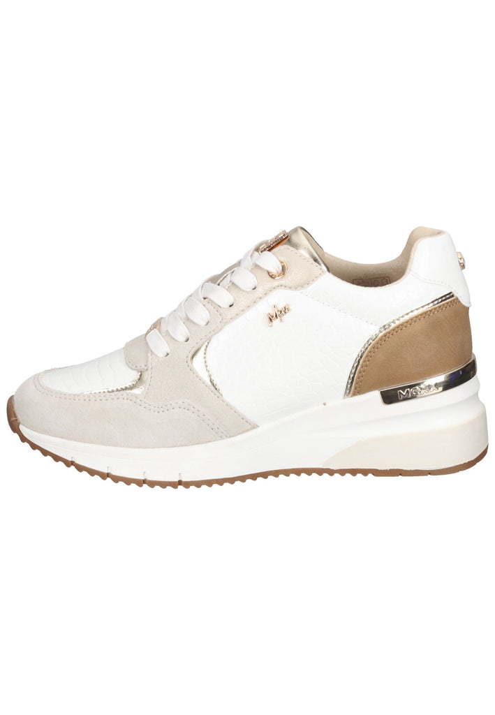 Mexx Sneaker Leder/Synthetik Weiß/Grau - surf4shoes
