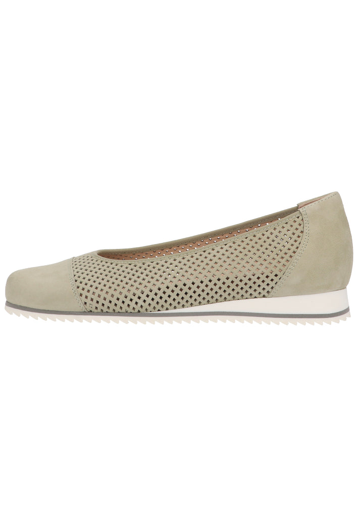 HASSIA Ballerinas Leder Grün - surf4shoes