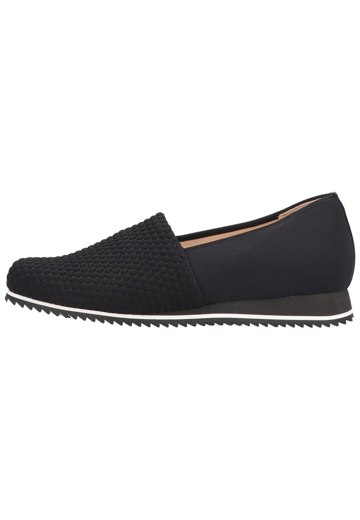 HASSIA Slipper Lederimitat Schwarz - surf4shoes