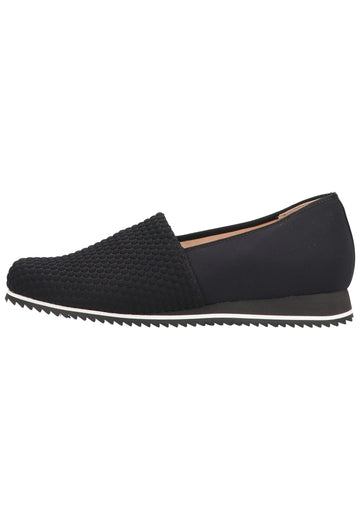 HASSIA Slipper Lederimitat Schwarz - surf4shoes