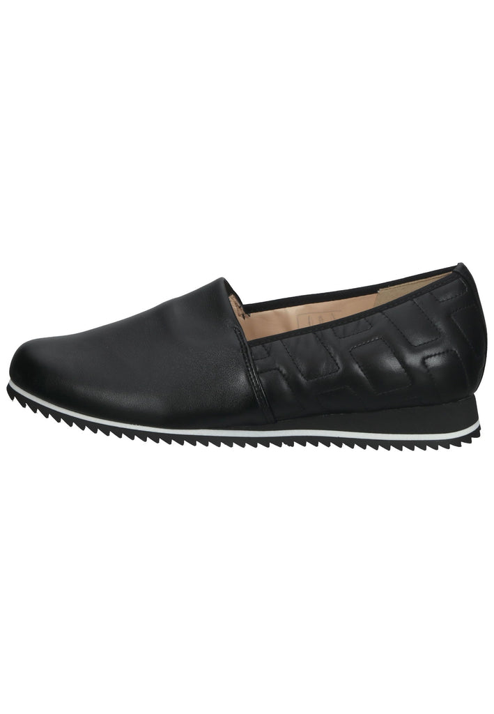 HASSIA Slipper Nappaleder Schwarz - surf4shoes