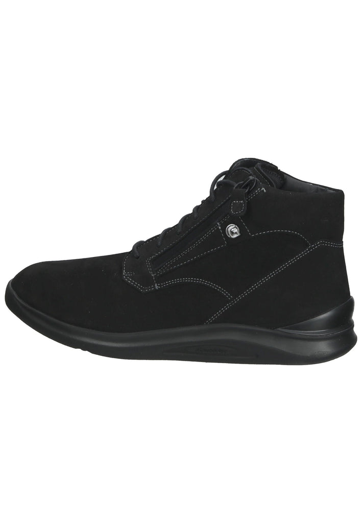 Ganter Stiefelette Nubukleder Schwarz - surf4shoes