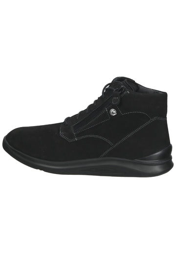 Ganter Stiefelette Nubukleder Schwarz - surf4shoes